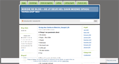 Desktop Screenshot of boegels.wordpress.com