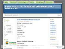 Tablet Screenshot of boegels.wordpress.com