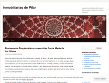 Tablet Screenshot of inmobiliariasdepilar.wordpress.com