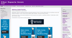 Desktop Screenshot of ciberespaciojoven.wordpress.com
