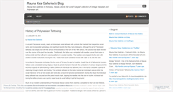 Desktop Screenshot of maunakeagalleries.wordpress.com