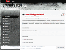 Tablet Screenshot of otaised.wordpress.com