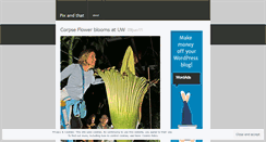 Desktop Screenshot of marcuspix.wordpress.com