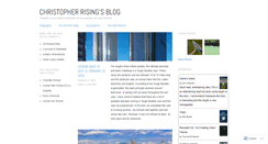 Desktop Screenshot of chrisrising.wordpress.com