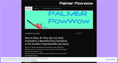 Desktop Screenshot of palmerpowwow.wordpress.com