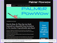 Tablet Screenshot of palmerpowwow.wordpress.com