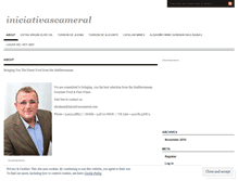 Tablet Screenshot of iniciativascameral.wordpress.com
