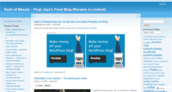 Desktop Screenshot of dashofmasala.wordpress.com
