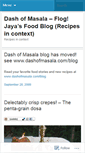 Mobile Screenshot of dashofmasala.wordpress.com