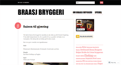 Desktop Screenshot of braasjbrygg.wordpress.com