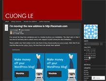 Tablet Screenshot of cuonglb.wordpress.com