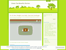 Tablet Screenshot of greenteabenefitsreview.wordpress.com