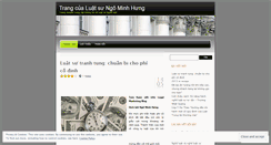 Desktop Screenshot of hungngominh.wordpress.com
