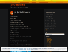 Tablet Screenshot of joseaurora.wordpress.com