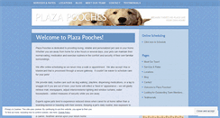 Desktop Screenshot of plazapooches.wordpress.com