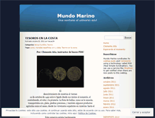 Tablet Screenshot of mundodelmar.wordpress.com