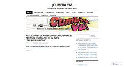 Desktop Screenshot of cumbiaya.wordpress.com