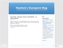 Tablet Screenshot of niamhck.wordpress.com