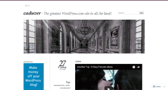 Desktop Screenshot of caduver.wordpress.com
