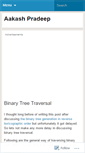 Mobile Screenshot of aakashpradeep.wordpress.com