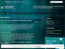 Tablet Screenshot of innerglee.wordpress.com