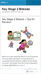 Mobile Screenshot of keystage2bitesize.wordpress.com