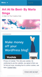 Mobile Screenshot of marlasinga.wordpress.com