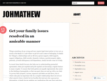 Tablet Screenshot of johmathew.wordpress.com