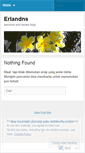 Mobile Screenshot of erlandns.wordpress.com