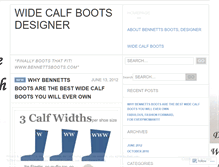 Tablet Screenshot of homeofwidecalfboots.wordpress.com