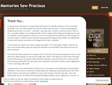 Tablet Screenshot of memoriessewprecious.wordpress.com
