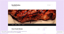 Desktop Screenshot of foodiefrolics.wordpress.com