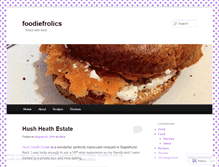 Tablet Screenshot of foodiefrolics.wordpress.com