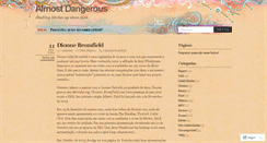 Desktop Screenshot of almostdangerous.wordpress.com