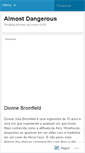 Mobile Screenshot of almostdangerous.wordpress.com