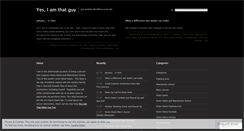 Desktop Screenshot of manund87.wordpress.com