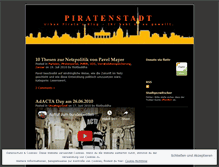 Tablet Screenshot of piratenstadt.wordpress.com