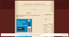 Desktop Screenshot of kingnerd.wordpress.com