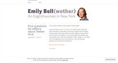 Desktop Screenshot of emilybellwether.wordpress.com