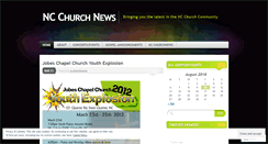 Desktop Screenshot of ncchurchnews.wordpress.com