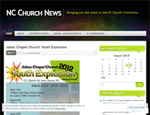 Tablet Screenshot of ncchurchnews.wordpress.com