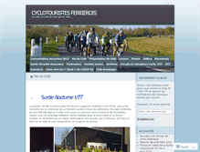 Tablet Screenshot of cyclotouristesferrierois.wordpress.com