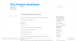 Desktop Screenshot of florensik.wordpress.com