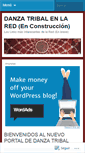 Mobile Screenshot of danzatribalenlared.wordpress.com