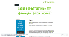 Desktop Screenshot of grtriathlon.wordpress.com