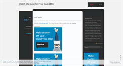 Desktop Screenshot of freecashdash.wordpress.com