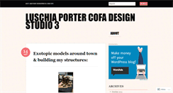 Desktop Screenshot of cofadesignstudio3.wordpress.com
