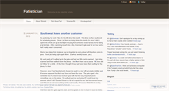 Desktop Screenshot of fatistician.wordpress.com