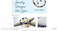 Desktop Screenshot of jewelrydesignsforyou.wordpress.com