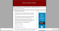 Desktop Screenshot of parchmentea.wordpress.com